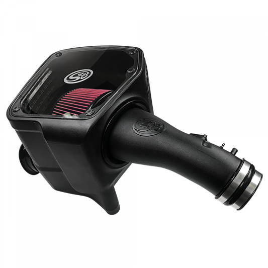 S&B Filters 75-5039 Cold Air Intake For 07-21 Toyota Tundra V8 5.7L Oiled Cotton Cleanable Red
