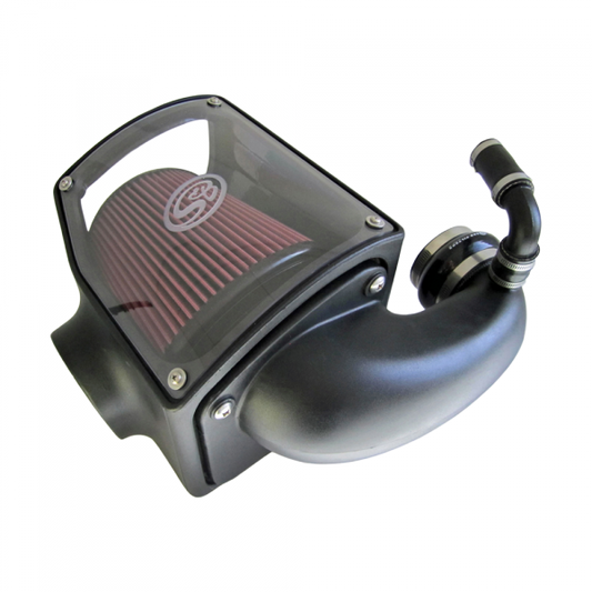 S&B Filters 75-5045 Cold Air Intake For 92-00 GMC K-Series V8-6.5L Duramax Oiled Cotton Cleanable Red