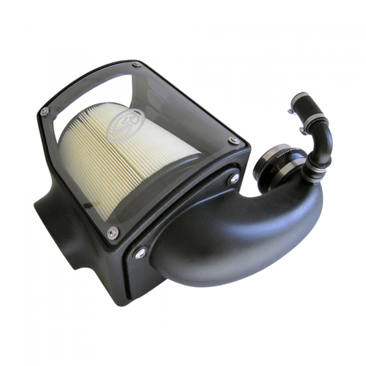 S&B Filters 75-5045D Cold Air Intake For 92-00 GMC K-Series V8-6.5L Duramax Dry Dry Extendable White