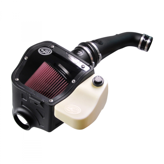 S&B Filters 75-5050 Cold Air Intake For 09-10 Ford F150 V8-5.4L Oiled Cotton Cleanable Red