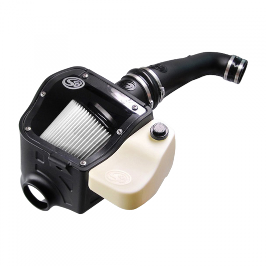 S&B Filters 75-5050D Cold Air Intake For 09-10 Ford F150 V8-5.4L Dry Dry Extendable White