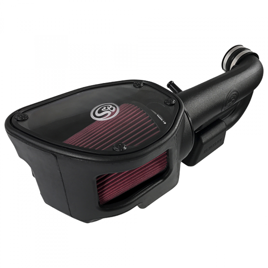 S&B Filters 75-5060 Cold Air Intake For 12-18 Jeep Wrangler JK V6-3.6L Oiled Cotton Cleanable Red