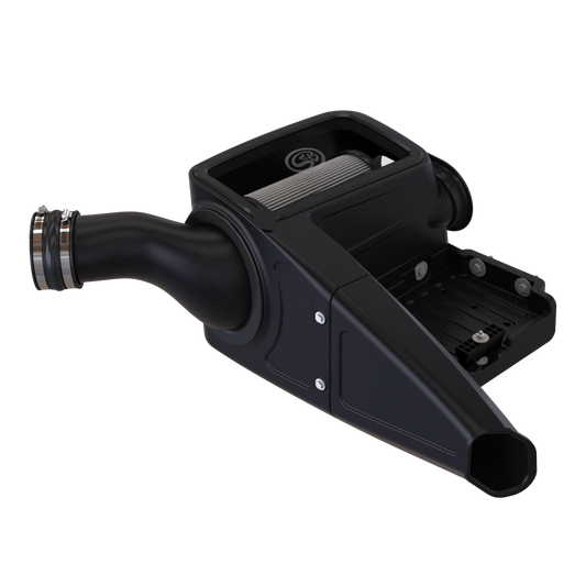 S&B Filters 75-5062D Cold Air Intake For 98-03 Ford F250 F350 F450 F550 V8-7.3L Powerstroke Dry Extendable White