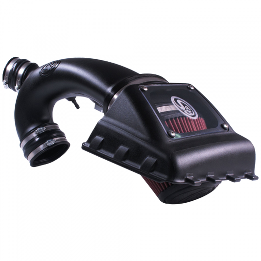 S&B Filters 75-5067 Cold Air Intake For 11-14 Ford F150 V6-3.5L Ecoboost Oiled Cotton Cleanable Red
