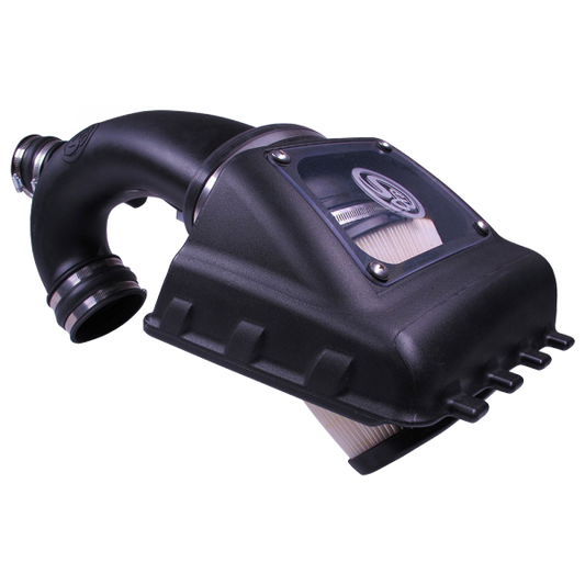 S&B Filters 75-5067D Cold Air Intake For 11-14 Ford F150 V6-3.5L Ecoboost Dry Dry Extendable White