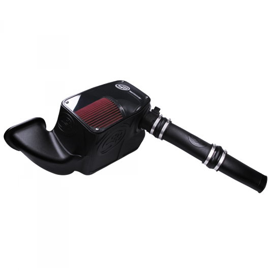 S&B Filters 75-5074 Cold Air Intake For 14-18 Dodge Ram 1500 3.0L EcoDiesel V6 Cotton Cleanable Red