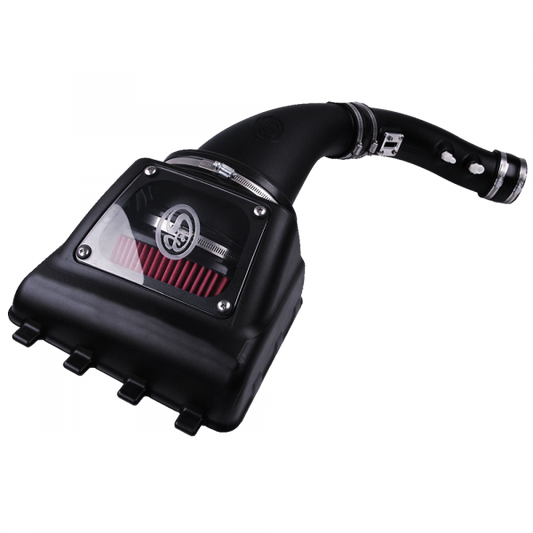 S&B Filters 75-5077 Cold Air Intake For 10-16 Ford F150 V8-6.2L Raptor Oiled Cotton Cleanable Red