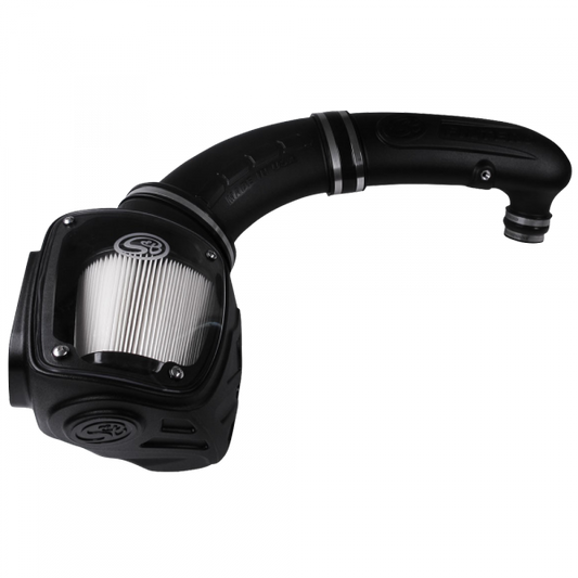 S&B Filters 75-5079D Cold Air Intake For 97-06 Jeep Wrangler TJ L6-4.0L Dry Dry Extendable White