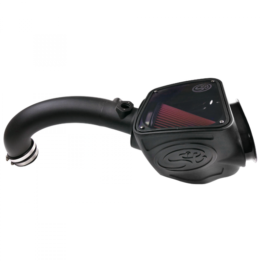 S&B Filters 75-5082 Cold Air Intake For 16-18 Nissan Titan, V8-5.0L Cummins Oiled Cotton Cleanable Red