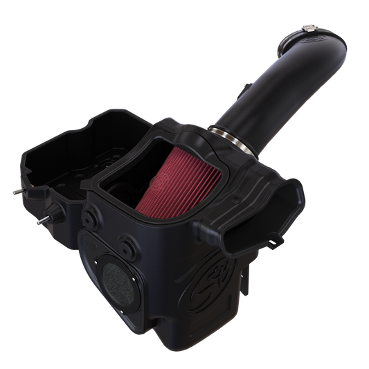 S&B Filters 75-5085-1 Cold Air Intake For 17-19 Ford F250 F350 V8-6.7L Powerstroke Cotton Cleanable Red