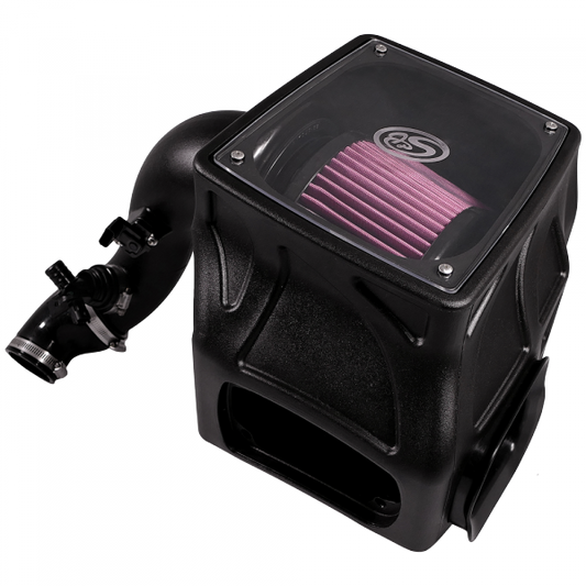 S&B Filters 75-5086 Cold Air Intake For 16-19 Chevrolet Colorado GMC Canyon 2.8L Duramax Cotton Cleanable Red