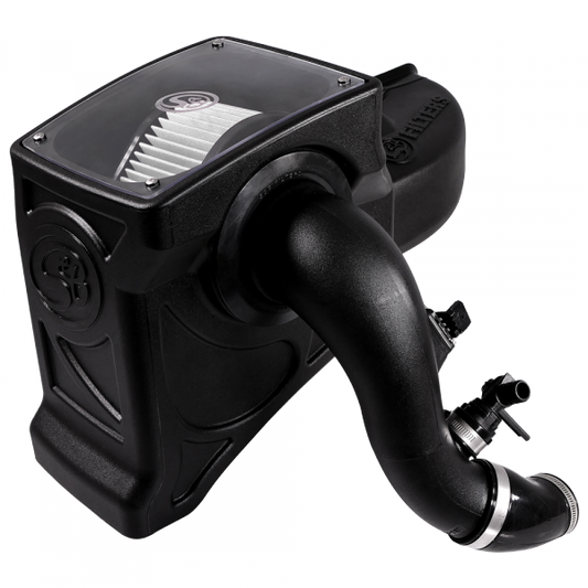 S&B Filters 75-5086D Cold Air Intake For 16-19 Chevrolet Colorado GMC Canyon 2.8L Duramax Dry Dry Extendable White