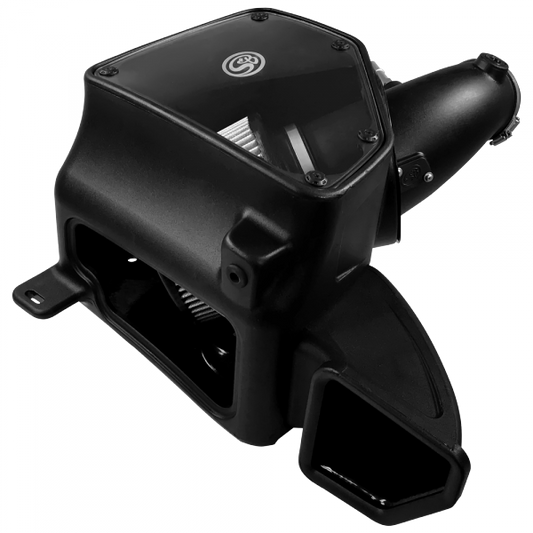 S&B Filters 75-5087D Cold Air Intake For 14-18 Dodge Ram 2500/ 3500 Hemi V8-6.4L Dry Extendable White