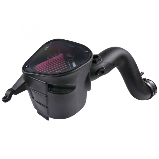 S&B Filters 75-5093 Cold Air Intake For 07-09 Dodge Ram 2500 3500 4500 5500 6.7L Cummins Cotton Cleanable Red
