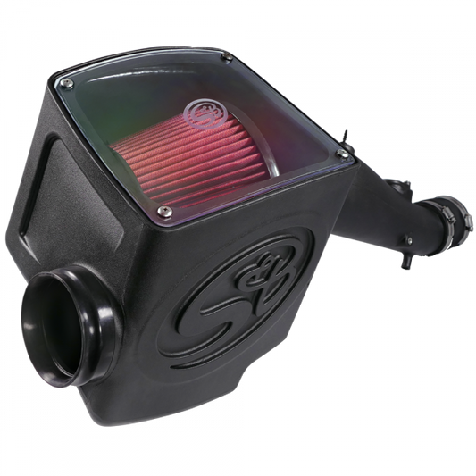 S&B Filters 75-5095 Cold Air Intake For 05-11 Toyota Tacoma 4.0L Oiled Cotton Cleanable Red