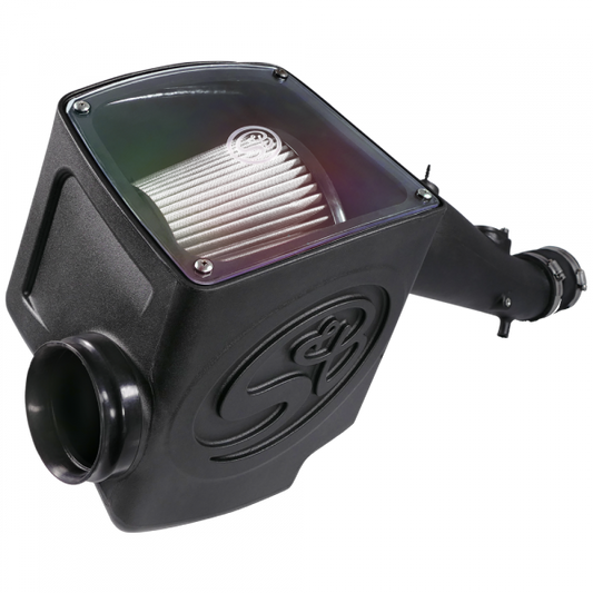 S&B Filters 75-5095D Cold Air Intake For 05-11 Toyota Tacoma 4.0L Dry Dry Extendable White
