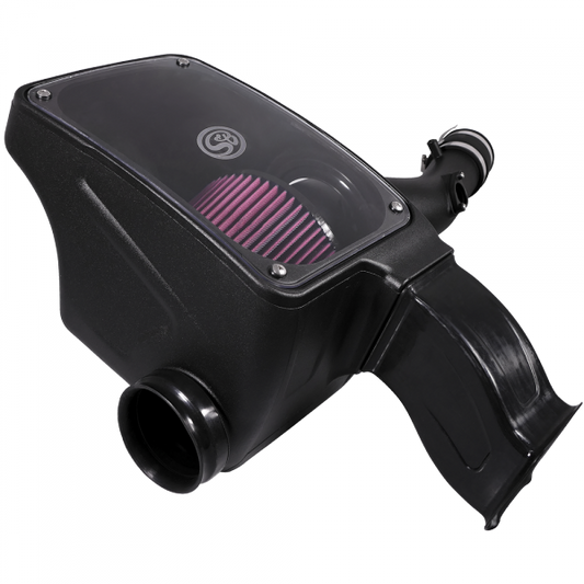 S&B Filters 75-5096 Cold Air Intake For 16-18 Toyota Tacoma 3.5L Oiled Cotton Cleanable Red