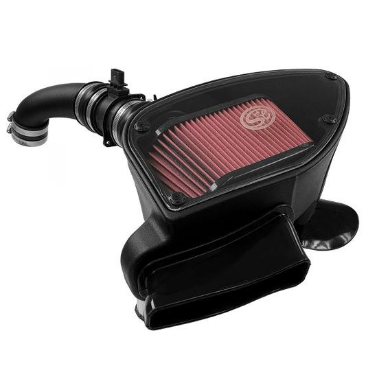 S&B Filters 75-5099 Cold Air Intake For 10-14 VW 2.0L TDI , 2015 VW Jetta 2.0L TDI Cotton Cleanable Red