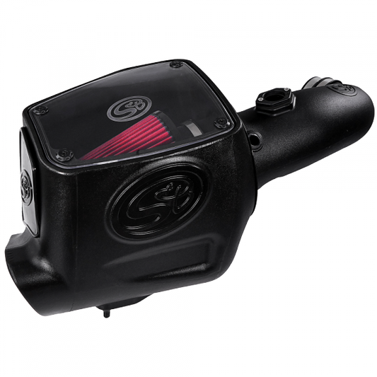S&B Filters 75-5105 Cold Air Intake For 08-10 Ford F250 F350 V8-6.4L Powerstroke Cotton Cleanable Red