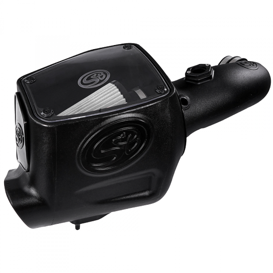 S&B Filters 75-5105D Cold Air Intake For 08-10 Ford F250 F350 V8-6.4L Powerstroke Dry Extendable White