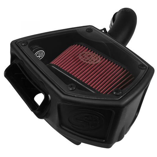 S&B Filters 75-5107 Cold Air Intake For 2015-2017 VW MK7 GTI/R Audi 8V S3/A3 Cotton Cleanable Red