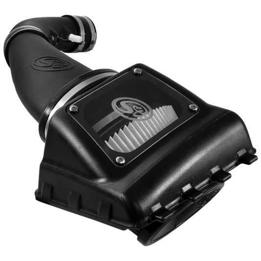 S&B Filters 75-5108D Cold Air Intake For 11-16 Ford F250, F350 V8-6.2L Dry Dry Extendable White
