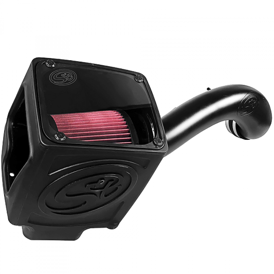 S&B Filters 75-5110 Cold Air Intake For 16-19 Silverado/Sierra 2500, 3500 6.0L Cotton Cleanable Red