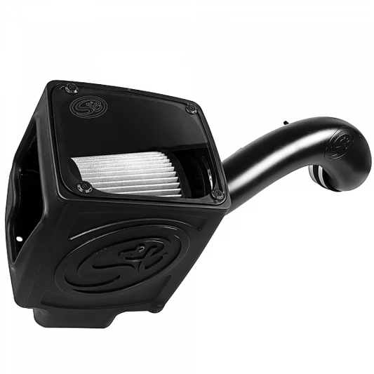 S&B Filters 75-5110D Cold Air Intake For 16-19 Silverado/Sierra 2500, 3500 6.0L Dry Extendable White
