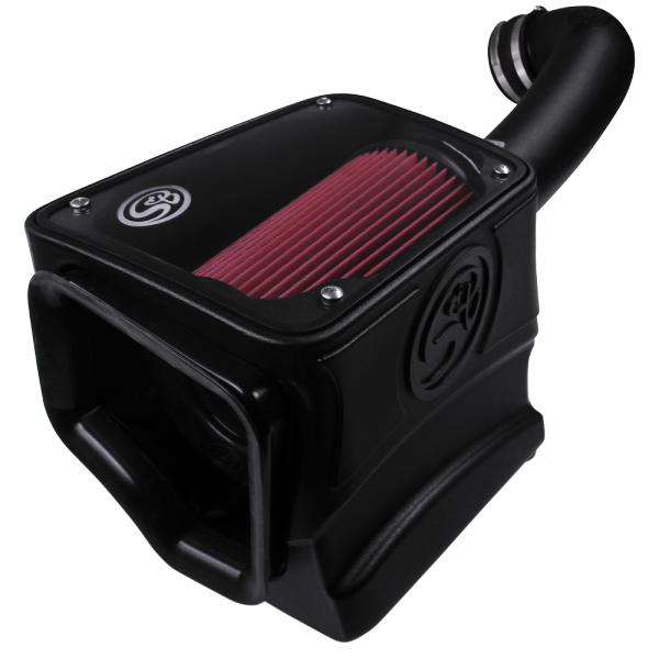 S&B Filters 75-5116 Cold Air Intake For 17-18 Chevrolet GMC Silverado/ Sierra 1500, Tahoe, Suburban, Yukon, XL, Denali, 5.3L, 6.2L Cotton Cleanable Red