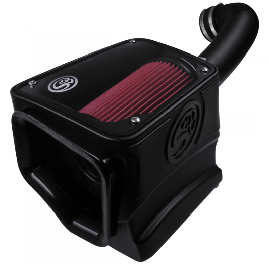 S&B Filters 75-5116 Cold Air Intake For 17-18 Chevrolet GMC Silverado/ Sierra 1500, Tahoe, Suburban, Yukon, XL, Denali, 5.3L, 6.2L Cotton Cleanable Red