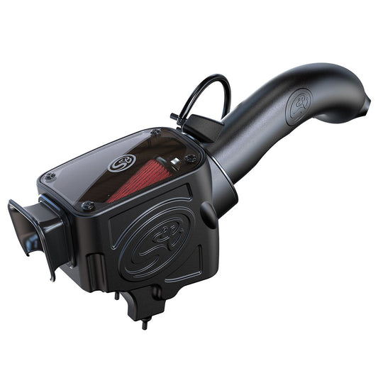 S&B Filters 75-5129 Cold Air Intake For 18-22 Jeep Wranlger JL 2.0L Turbo Oiled Cotton Cleanable Red