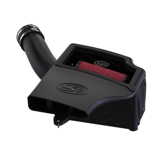S&B Filters 75-5131-1 Cold Air Intake For 94-97 Ford F250 F350 V8-7.3L Powerstroke Cotton Cleanable Red