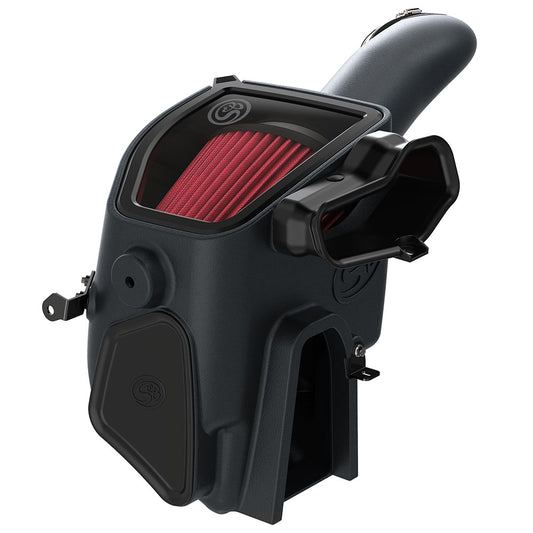 S&B Filters 75-5140 Cold Air Intake For 20-23 Ford F250 F350 V8-6.7L Powerstroke Cotton Cleanable Red