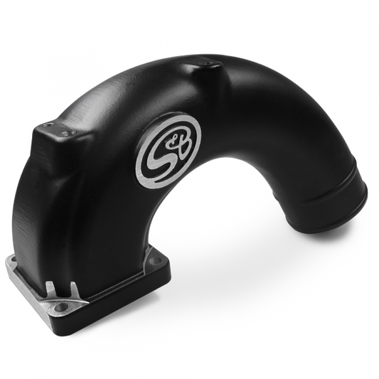 S&B Filters 76-1004 Intake Elbow 180 Degree For 03-07 Dodge Ram 2500 3500 5.9L Diesel