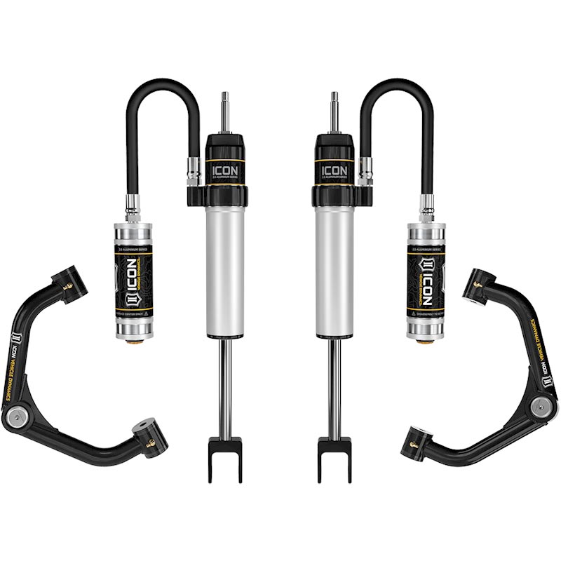 ICON 78734T 0-2" Remote Reservoir Shock System With Tubular UCA
