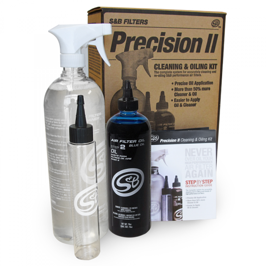 S&B Filters 88-0009 Cleaning Kit For Precision II Cleaning and Oil Kit Blue Oil Oiled