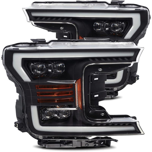 AlphaRex 880182 Nova-Series Matte Black LED Projector Headlights