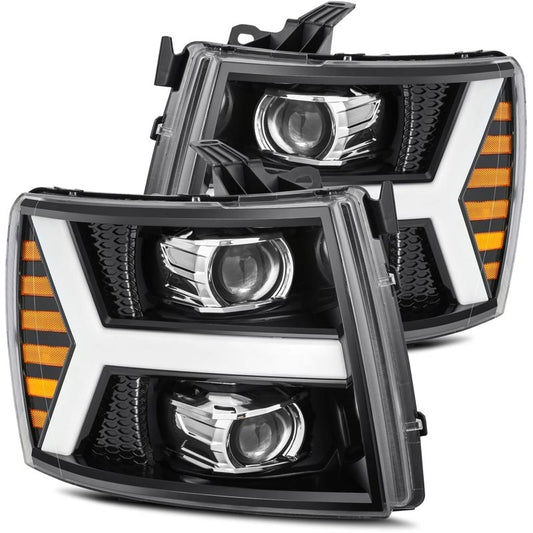 AlphaRex 880206 PRO-Series Jet Black Projector Headlights