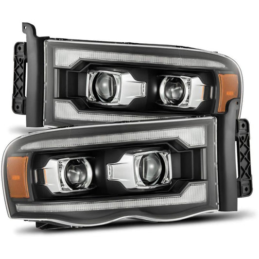 AlphaRex 880570 Pro-Series Black Projector Headlights