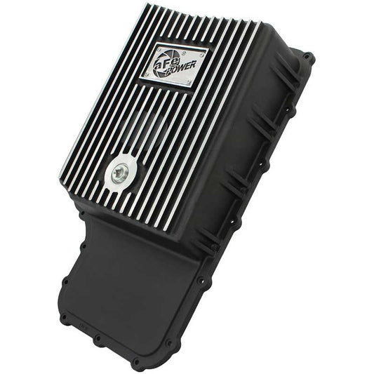 AFE 46-70182 Transmission Pan (Black & Machined)