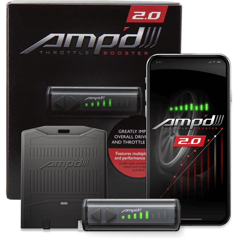Edge Products 18854-D2 Amp'd 2.0 Throttle Booster W/ Bluetooth Switch