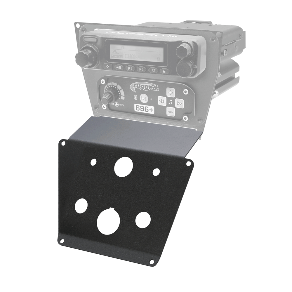 Rugged Radios MT-PRO-SP8 Lower Accessory Panel for Polaris RZR PRO XP RZR Turbo R and RZR PRO R Dash Mount Radio and Intercom - Switch Pros 8