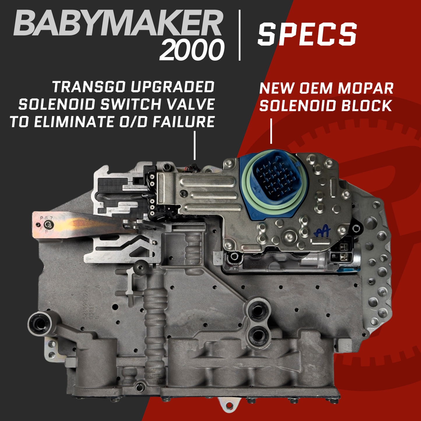 Randy's Transmissions 68RFE High Performance Valve Body 2019-2024 Aka “BabyMaker 2000”