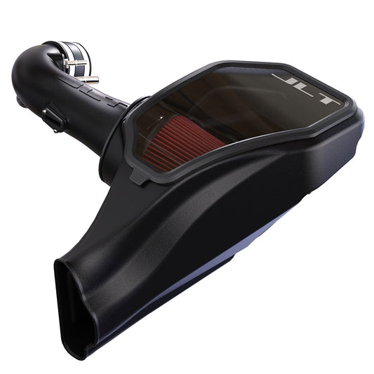S&B Filters CAI-75-5142 JLT Cold Air Intake with Snap-In Lid For 15-22 Ford Mustang GT 5.0L Cotton Cleanable Red