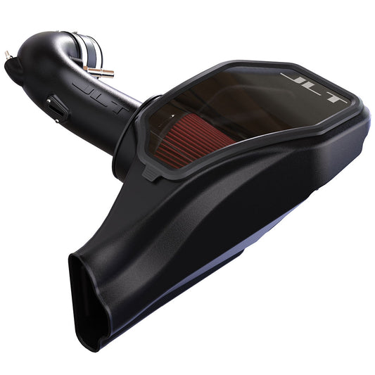 S&B Filters CAI-75-5147 JLT Cold Air Intake with Snap-In Lid For 18-22 Ford Mustang GT 5.0L Cotton Cleanable Red