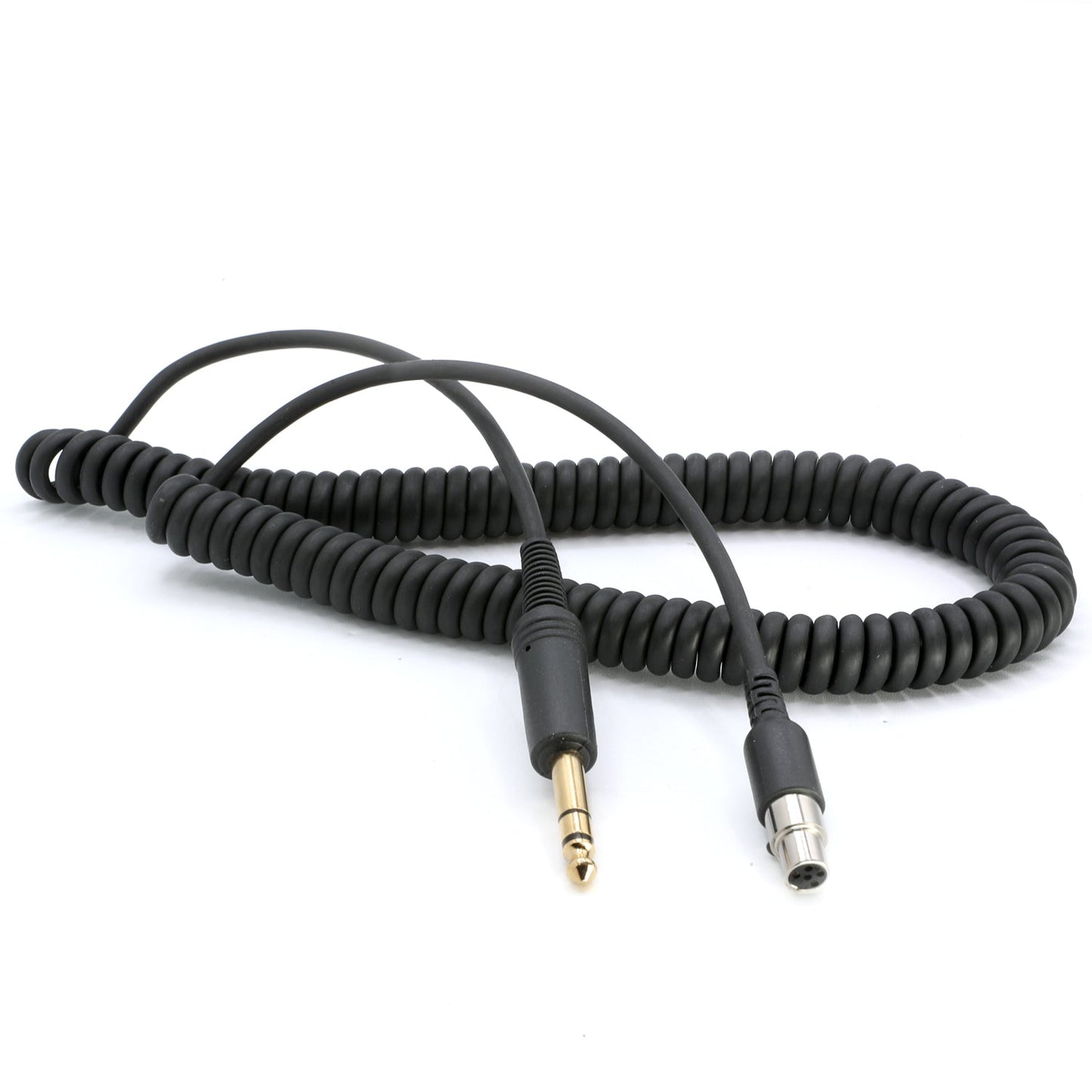 Rugged Radios CC-1/4-FHS Firetruck Intercom Headset Coil Cord for 1/4  Style Jacks & FHS Headset