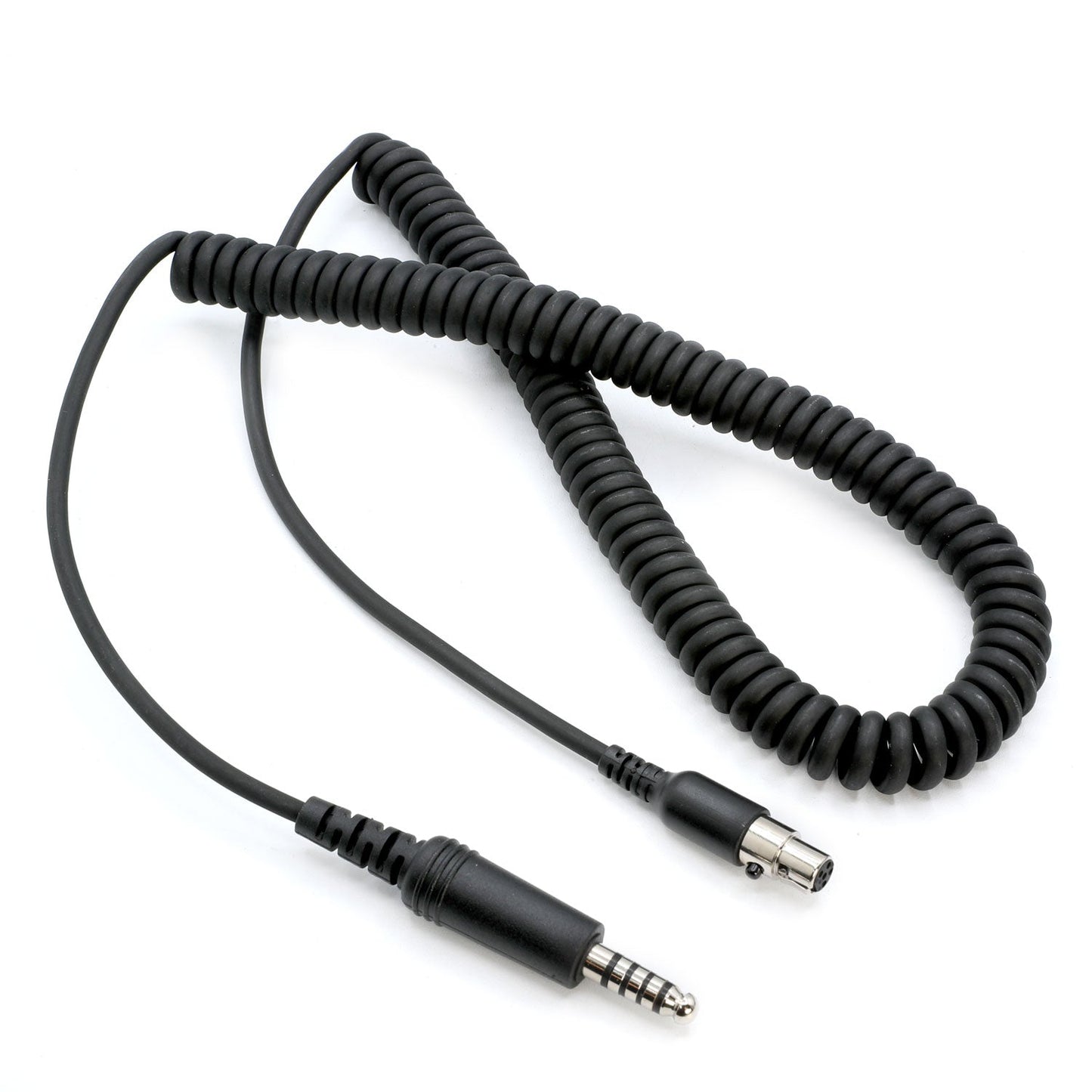 Rugged Radios CC-FIRECOM-15 Firetruck Intercom Headset Coil Cord for Firecom Style Jacks - 15 Foot
