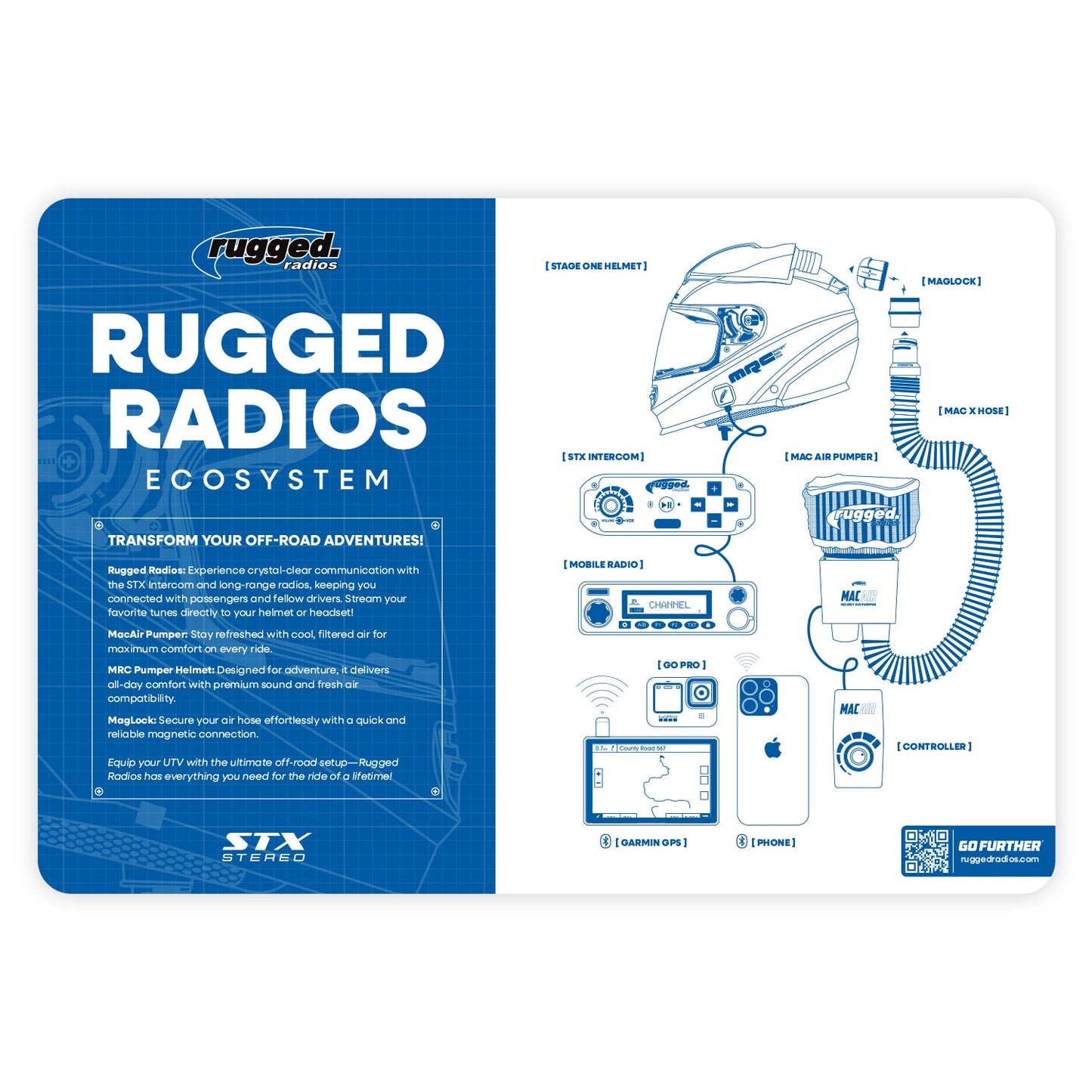 Rugged Radios COUNTER-MAT Rugged Radios Counter Mat