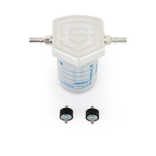 S&S Diesel CP4-6.7F-BP-G2.1-FHU Gen2.1 6.7L Power Stroke CP4 Disaster Prevention Kit Billet Filter Head Upgrade with Filter