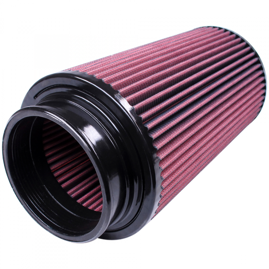 S&B Filters CR-40035 Air Filter for Competitor Intakes AFE XX-40035 Oiled Cotton Cleanable Red
